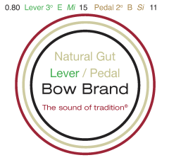 Bow Brand lever natural gut third octave #15 E