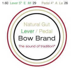 Bow Brand lever natural gut fifth octave #29 E
