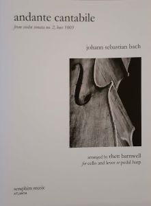Bach, J.S. - Andante Cantabile cello/ harp, arr. Barnwell