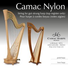 Camac nylon for gut-string harps pedal 4B, lever 0B