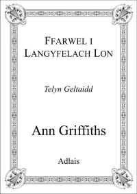 Griffiths, Ann - Farewell to Llangyfelach