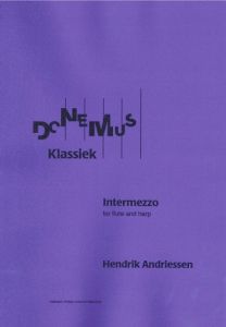 Andriessen, Hendrik - Intermezzo for flute and harp