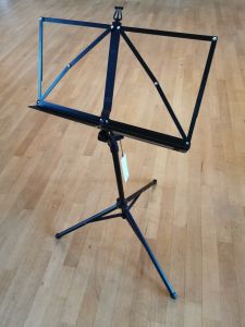 Folding music stand - solid model - black