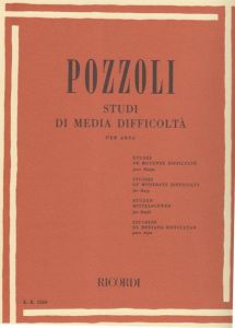 Pozzoli, Ettore - Studi di Media Difficoltà per arpa