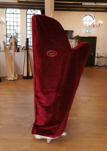 Salvi indoor cover for semi-grand pedal harp