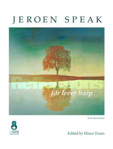 Speak, Jeroen - Reflections for lever harp