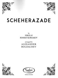 Rimsky-Korsakov, Nikolai - Scheherazade
