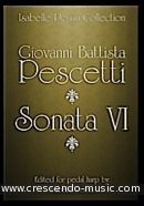 Pescetti, Giovanni Battista - Sonata VI, arr. I. Perrin