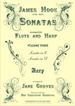 Hook, James - James Hook Sonatas for flute and  harp 3 - arr. J. Groves