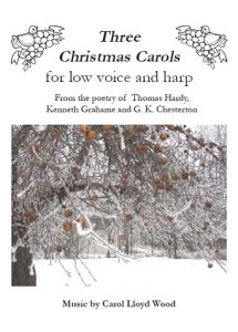 Wood, Carol - Three Christmas Carols for low voice and harp
